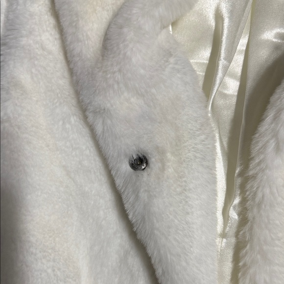 The Children's Place White Faux Fur Coat - Picture 3 of 5